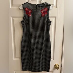 Vintage~Tommy Hilfiger Black and Red Mini Dress~8
